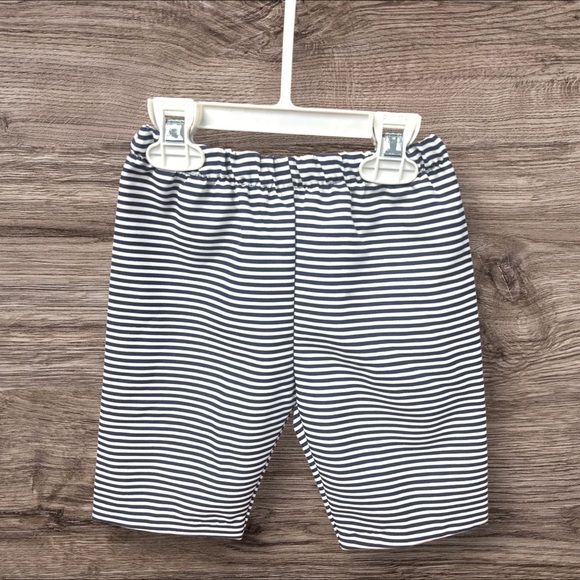 NWT Bonnie Jean 2T Navy White Stripe Ribbon Sailor 2pc Dress&Pants Outfit - Picture 8 of 11